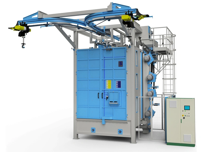 Śrutownice wirnikowe zawiesiowe TZNZ z ruchomym blokiem turbin