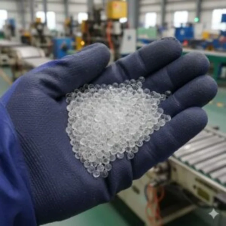 Skleněné kuličky na dlani 