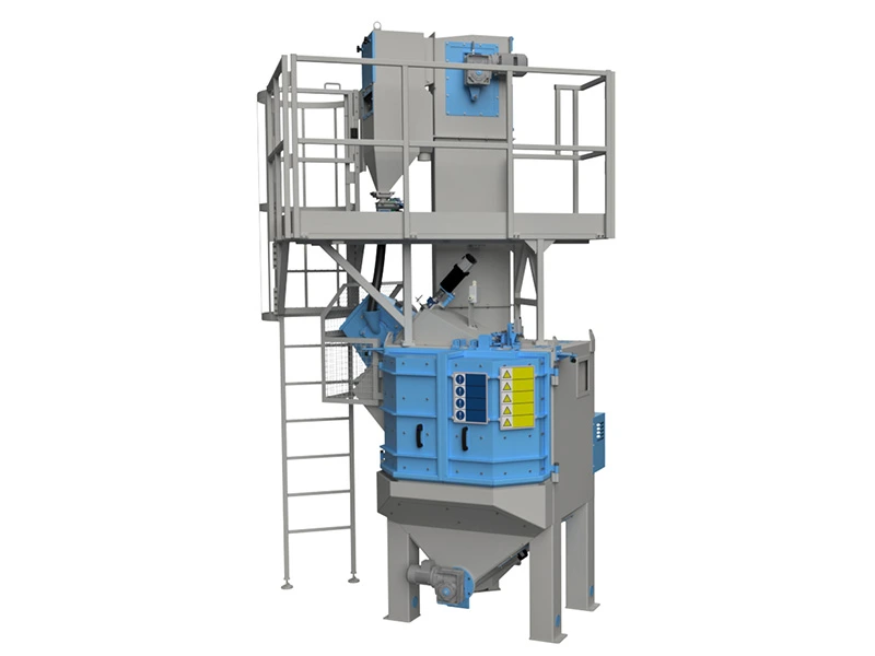 TZS table-type rotary shot blasting machines