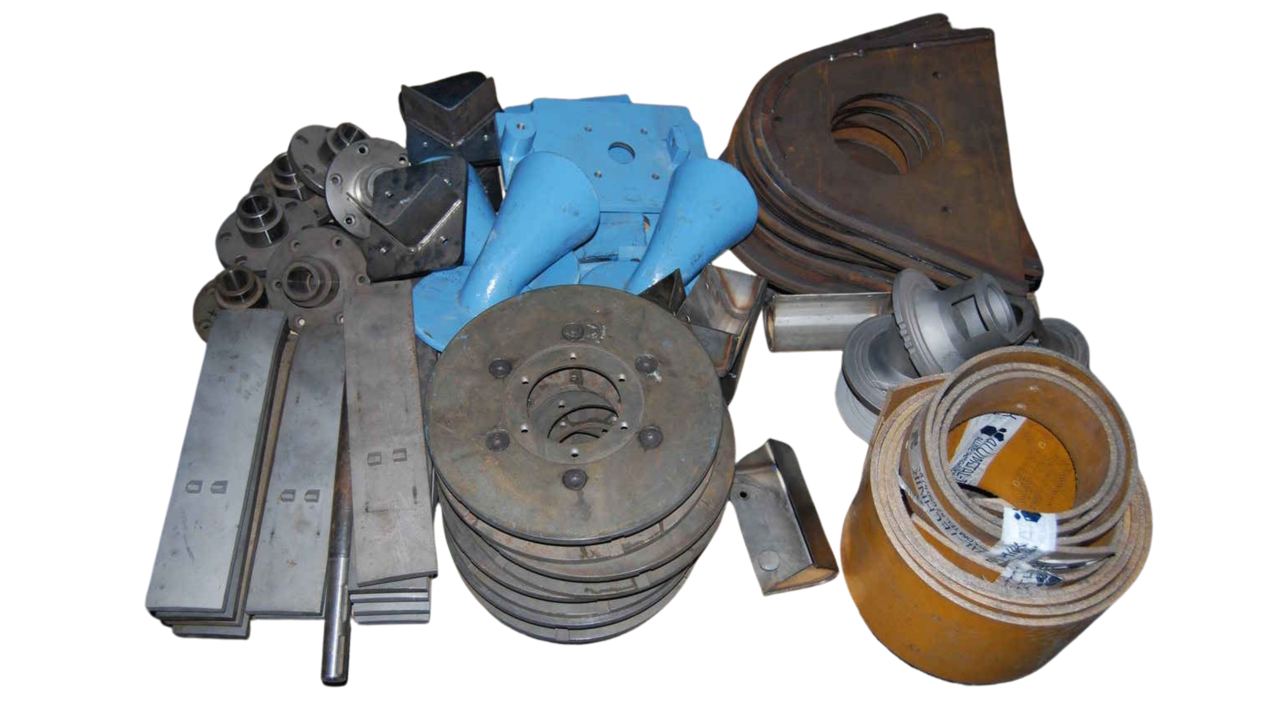 Náhradní díly pro tryskací zařízení různých typů. 