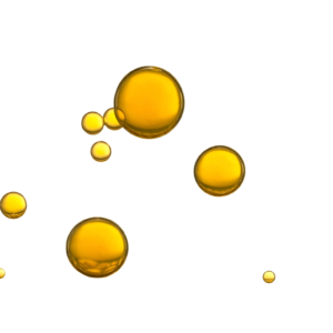 Krople oleju. Wizualizacja zaolejenie ścierniwa.